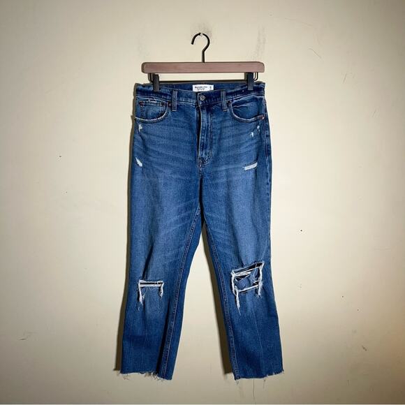 ABERCROMBIE AND FITCH ankle straight ultra high rise 8 - Picture 7 of 7